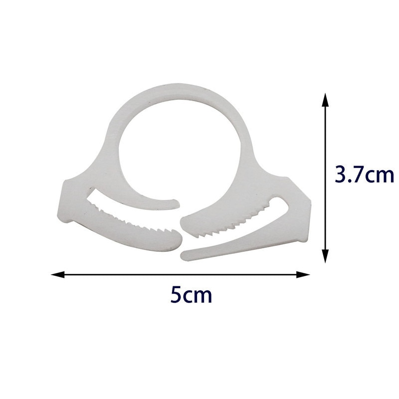 10pcs/lot Drip Tubing Hoop Buckle Garden Micro Drip Hose Irrigation Hose Connector Fittings Micro Jet Clamp