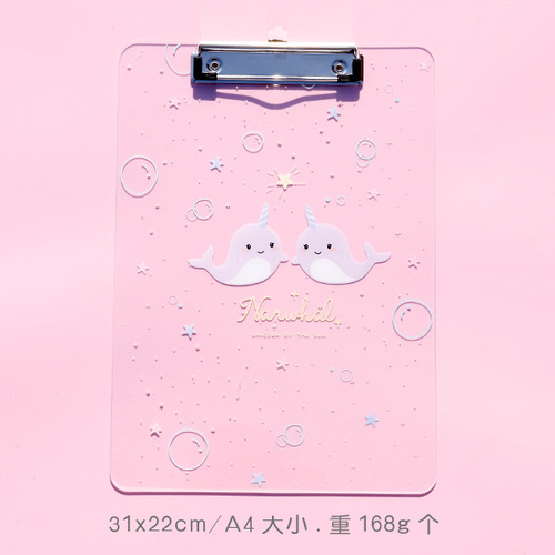 Rowboe søt skrivesaker kawaii mappe  a4 tavle mappe kontorrekvisita pad skrivesaker akryl skrivetavle kawaii rekvisita
