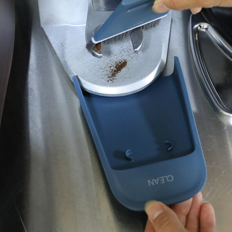 Coffee Grinder Powder Cleaning Brush Coffee Machine Brush Mini Bar Counter Brush Combination of Broom and Dustpan