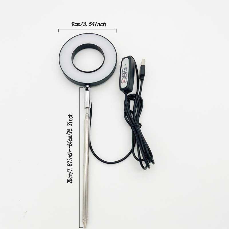 Plantengroeilicht LED-groeilamp Volledig spectrum voor kamerplanten In hoogte verstelbare automatische timer 5V Idee voor klein plantenlicht