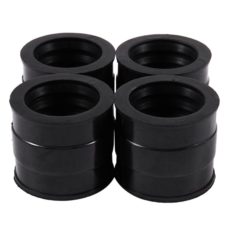 12PCS Carburetor Boot Insulator Intake Band Clamp Stainless For - Foto 2