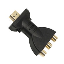 Digitale Kabels HDMI Naar 3 RGB RCA Video Audio Adapter RGB Component Converter Voor HDTV DVD