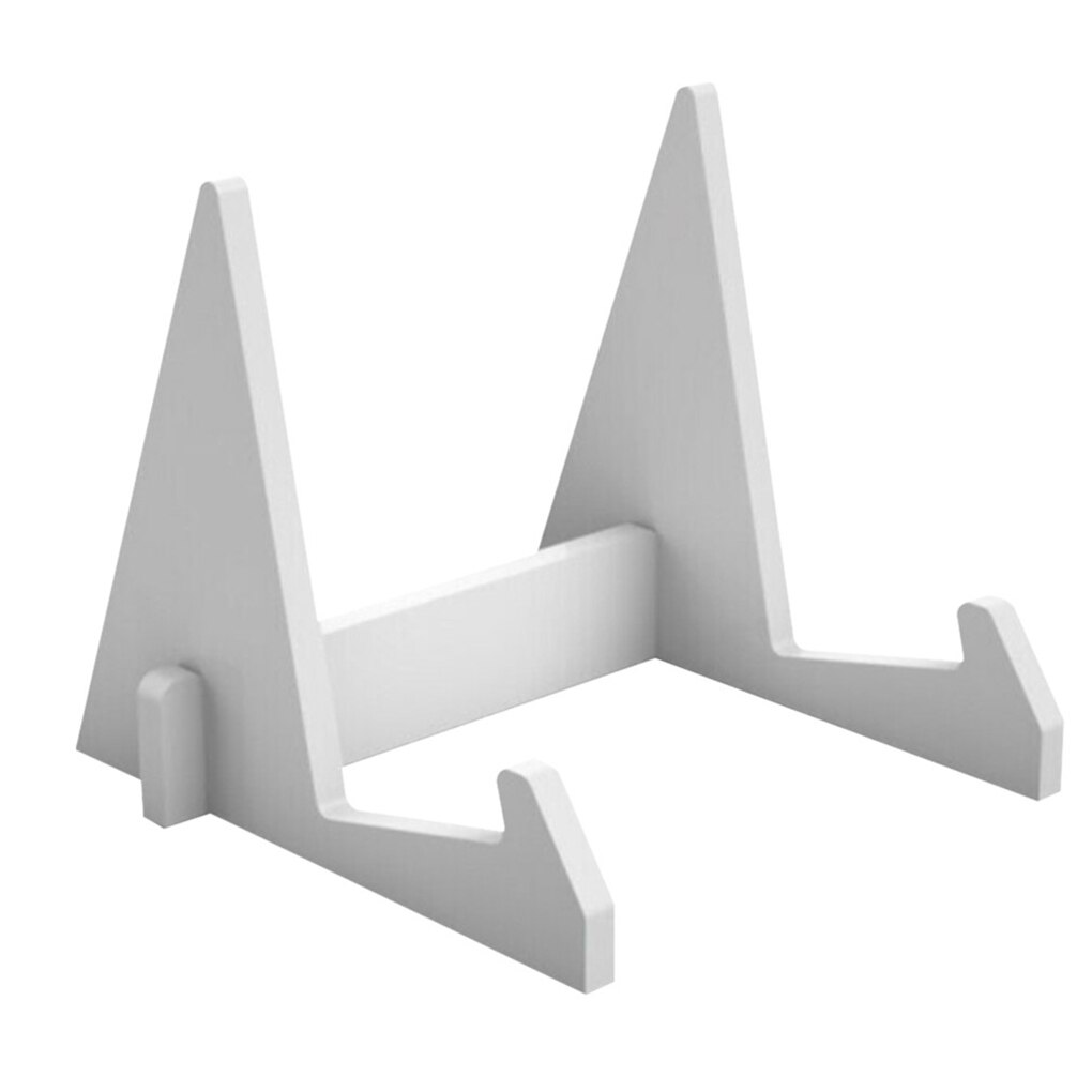 Acrylic Book Display Stand Retail Book Holder Cookbook Rock for Office Hold up to 35mm Think Books: White