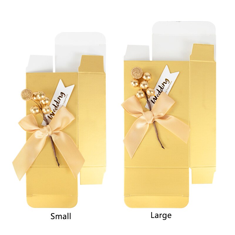 5Pcs 11X 6Cm/13X8cm Trouwbedankjes Candy Box Cookie Chocolade Preaent Verpakking Case Engagement Souvenirs Party levert