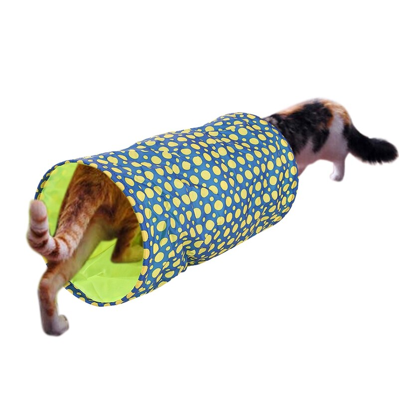 Túnel para mascotas divertido plegable, túnel para gatos, juguetes para gatitos, agujeros para espiar, juguete para cachorros, hurones, juego de conejos, tubos para perros