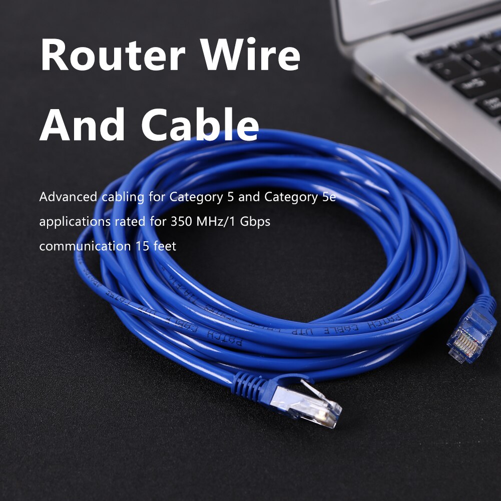 Cat5 Ethernet Cable RJ45 Male Connector 1Gbps Network LAN Patch Cord for Computer Laptop Digital Cable