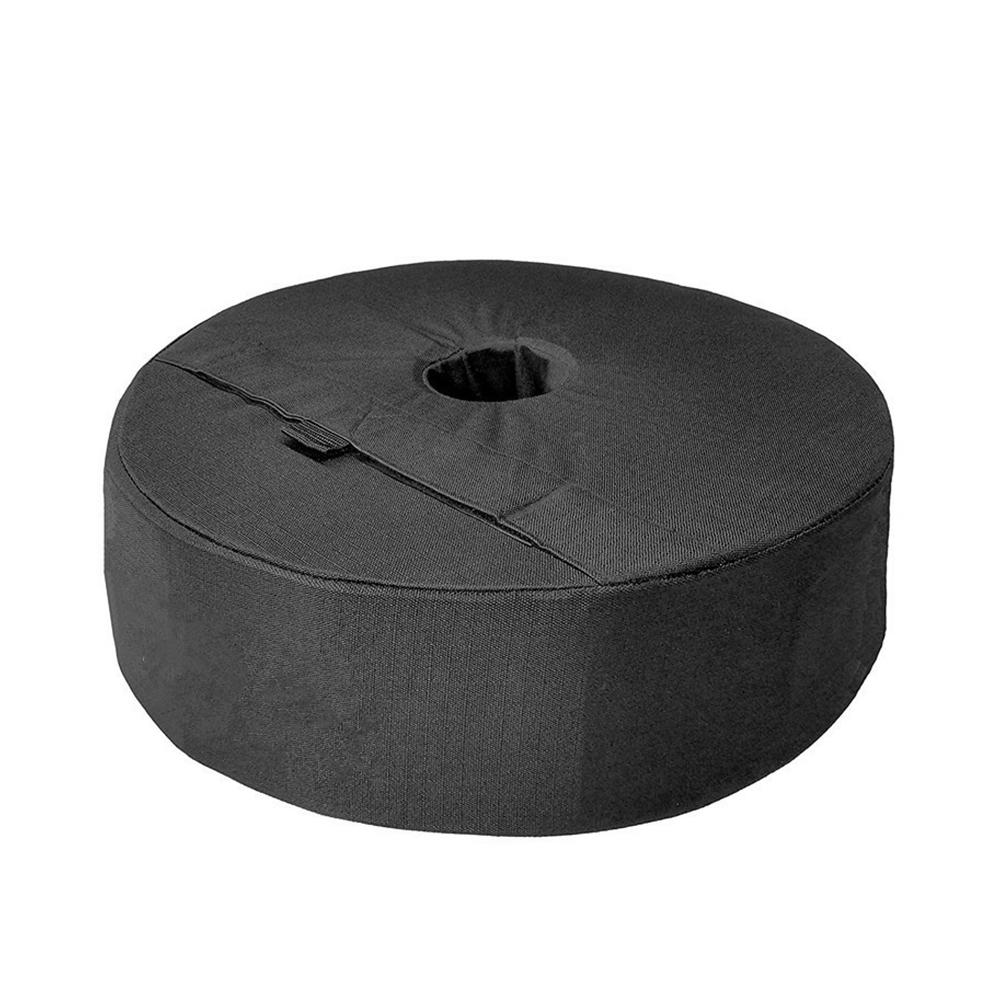 Bolsa de peso redonda para sombrilla de Patio, peso pesado para ARENA, soporte para cualquier paraguas de Patio para exteriores