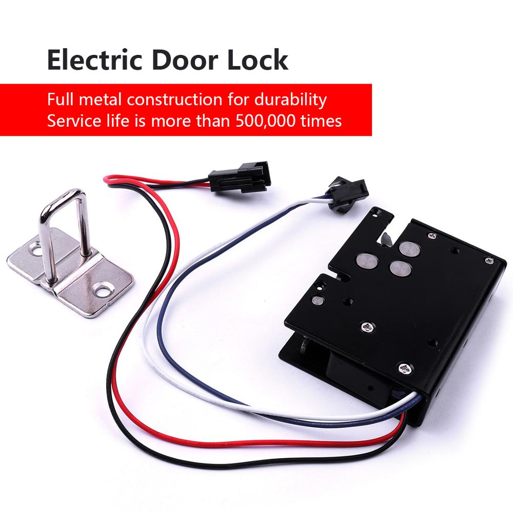 DC12V 3.4A Small Electromagnetic Lock Electric Control Latch Drawer Switch Lock Electronic Lock Smart Cabinet Lock Electric Lock