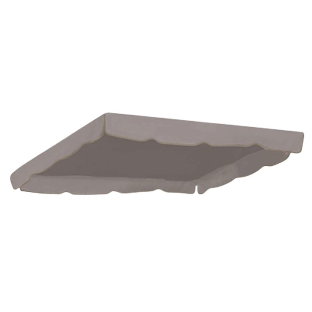 Byte av trädgårdsgunga kapell 3-- sits vattentät topplock för uteplats uteplats veranda gård 4 färger 164 x 114 x 15cm: Grå