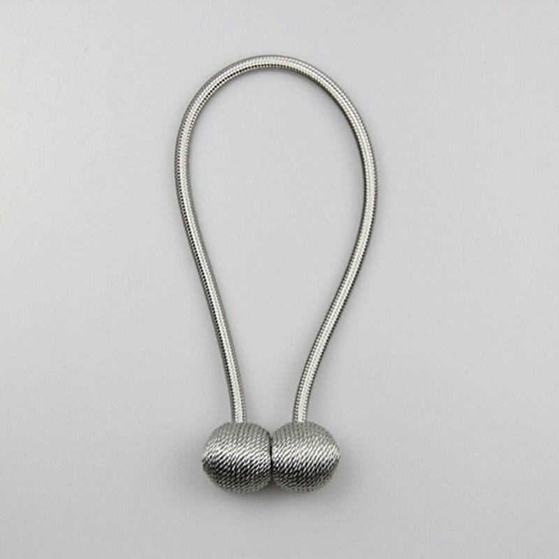 1Pc Pearl Magnetic Ball Curtain Tie Rope Backs Holdbacks Buckle Clips Accessory Rods Accessoires Hook Holder Home Decorations: 2