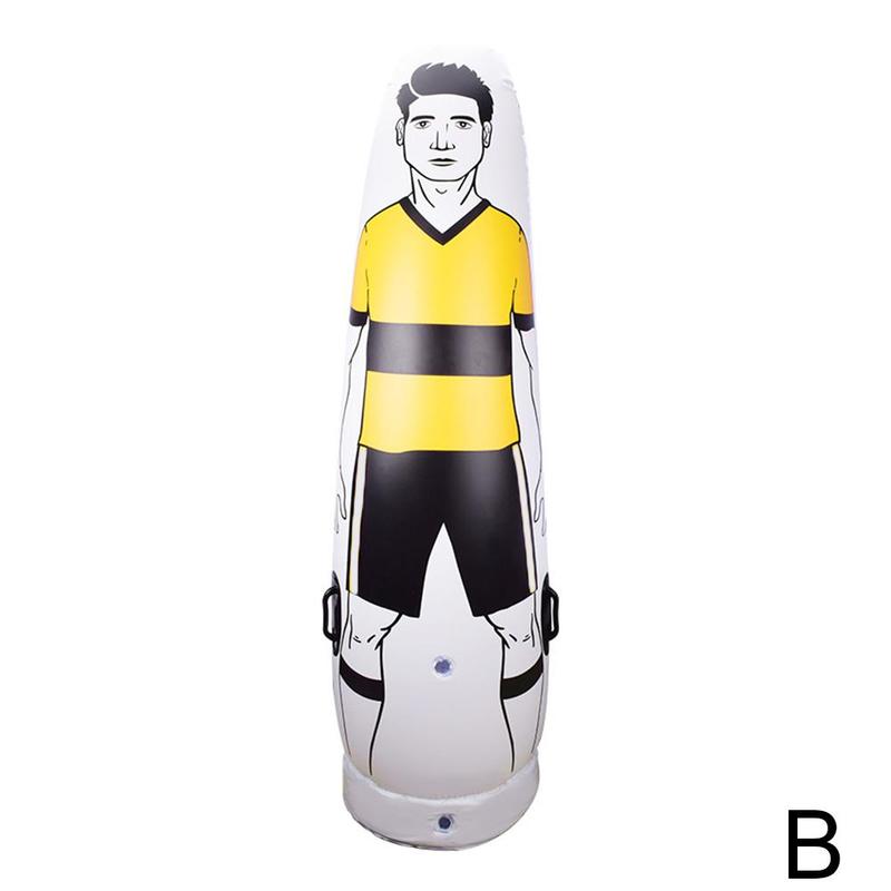 175cm de fútbol inflable tonto fútbol maniquí libre pared vaso suministros adulto golpe formación defensor patada al aire libre Ch U4M2: B