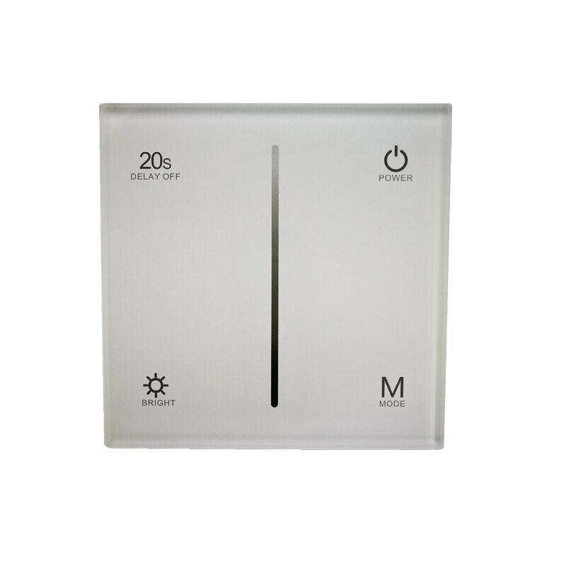 Led Triac Dimmer 220V High Voltage 100-240V AC Input Trailing Edge Dimming Wall Mount Touch Panel Led Triac Dimmer S1-T