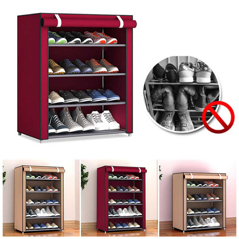 Multi-Schicht Vlies Stoff Schuh Regal Schuh Schrank Kreative Haushalt Pantoffel Raum Sparen Praktische Heimat Organisation