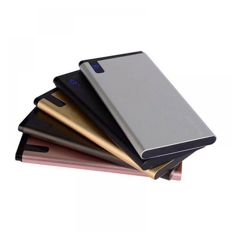 Power Bank 30000mAh Portable Large Capacity Ultra-thin Outdoor Travel Powerbank Phone Charger LCD Digital Display for Smartphone