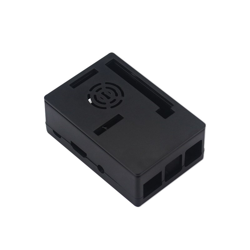 Boîtier en plastique ABS pour Raspberry Pi 3 B +, ventilateur de refroidissement 5V, écran tactile 3.5 pouces: Rouge