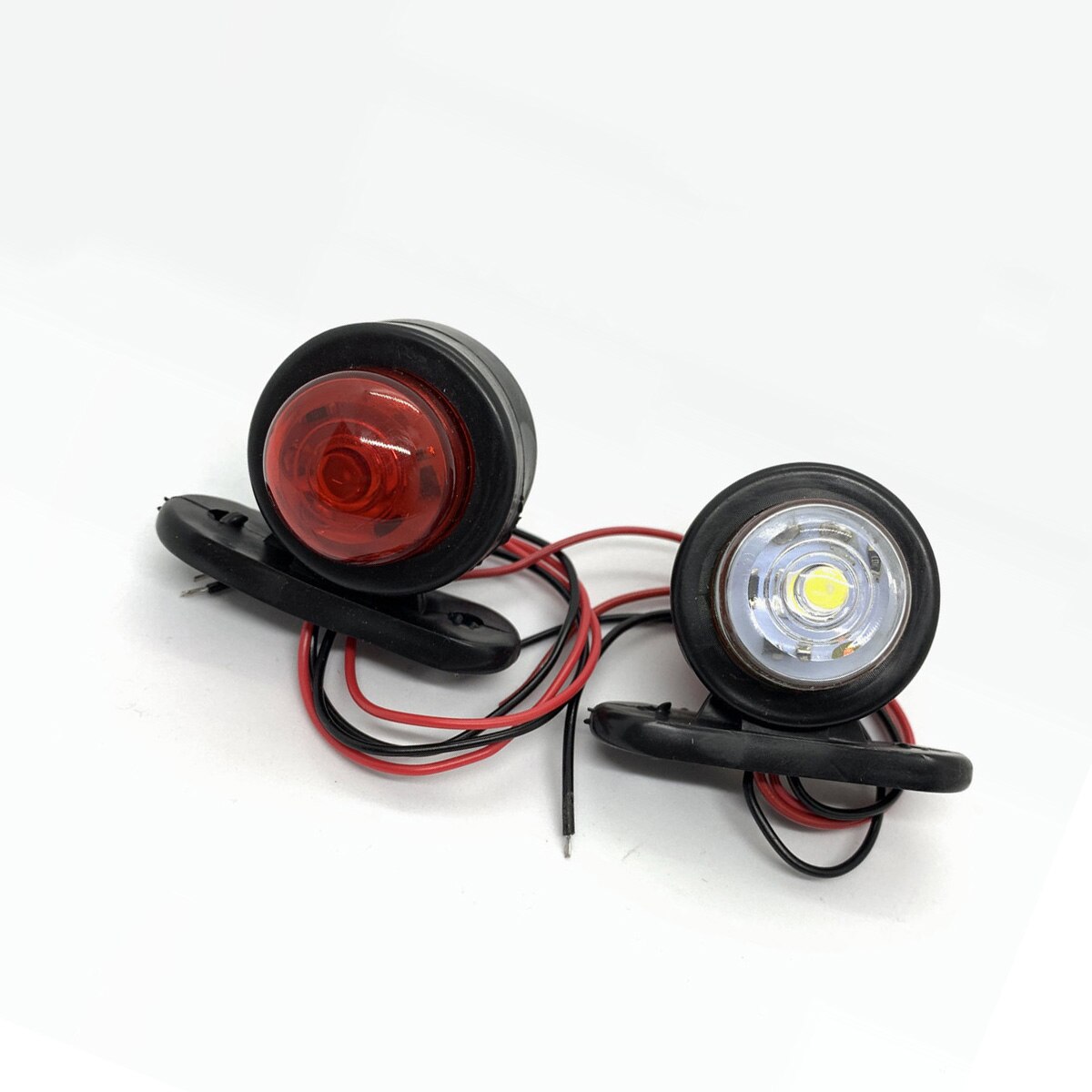 Lastbil sidemarkeringslys trailer 2- led universal 4 stk blink baglygter