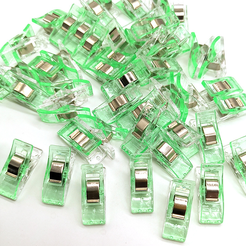 50 pièces Clips de couture Clips colorés polyvalents en plastique artisanat crochet tricot sécurité vêtements Clips couleur reliure Clips papier: Terne