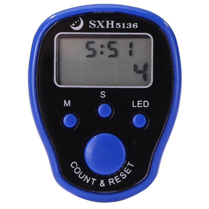 0-99999 pantalla LCD contador de dedos LED luminoso contador de Cuentas electrónico
