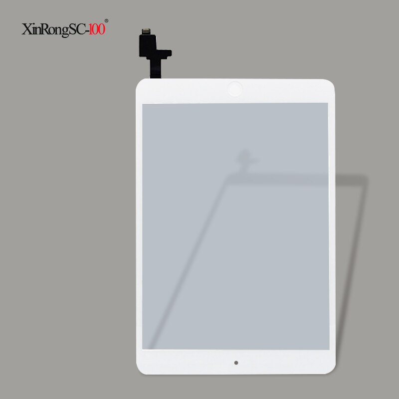 Für iPad Mini 1 2 Mini1 Mini2 A1432 A1454 A1455 A1489 A1490 A1491 Lcd Touch Screen Digitizer + IC Chip anschluss Flex + Schlüssel Taste