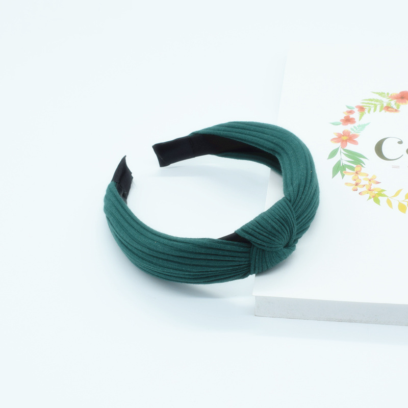 Diadema anudada para niña y mujer, bandanas con lazo de lana, diadema con orejas de animales, turbante, accesorios para el cabello, 1 ud.: 3