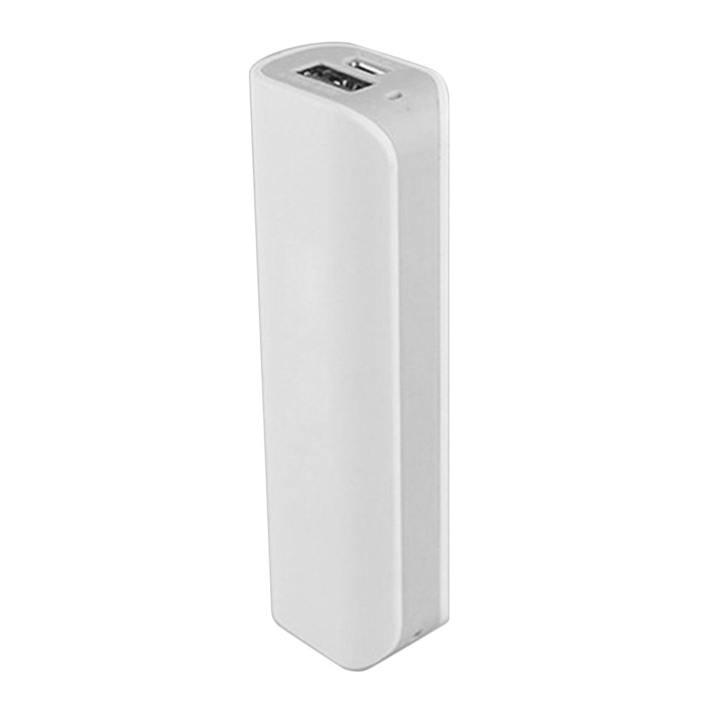 Coque de batterie externe grise soudure gratuite Ports USB batterie externe PCB chargeur boîtier bricolage Kits alimentés par 2600mAh 18650 batterie