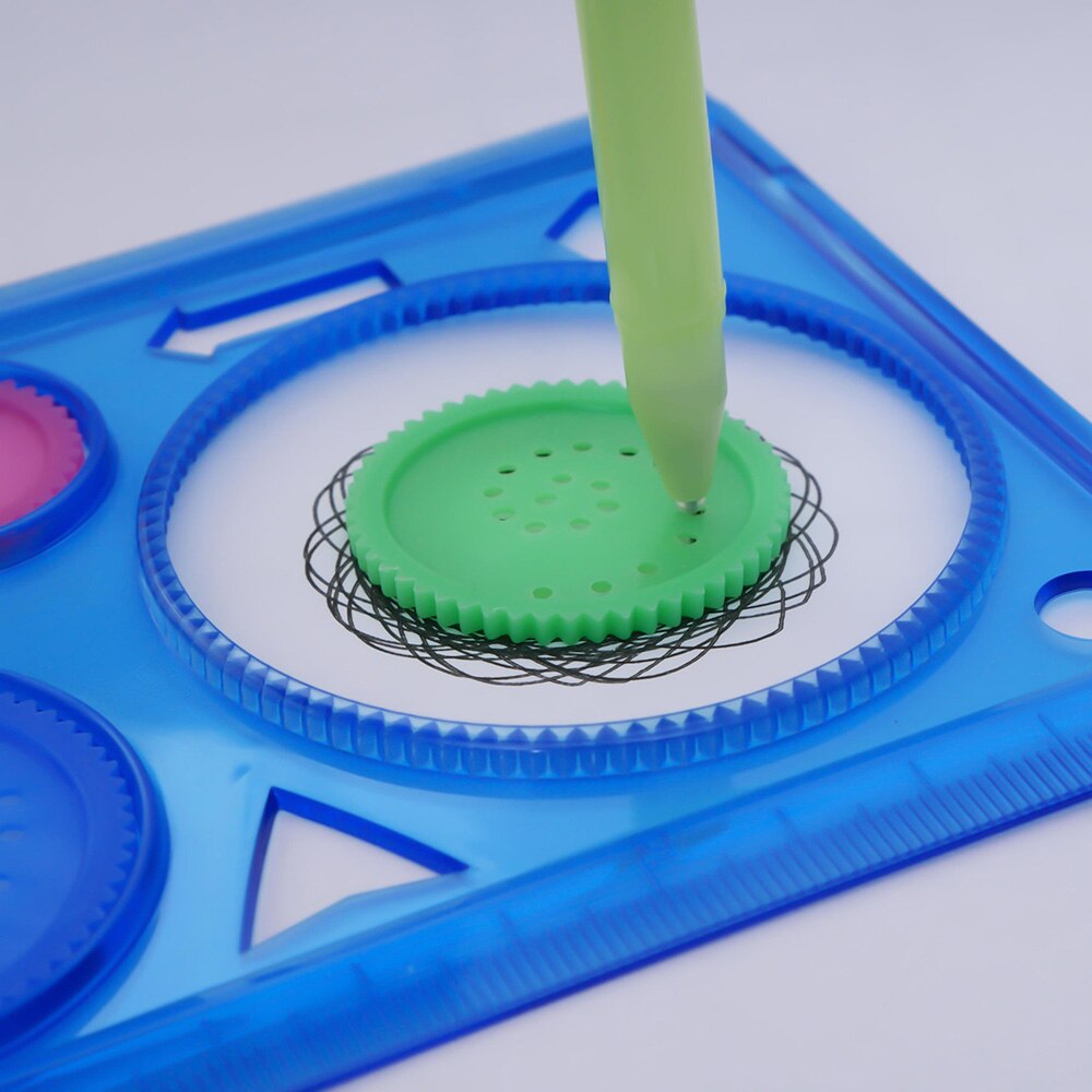 Spirograph Geometric Ruler Student Drawing Set Learning Art Sets Drawing Tool Stationery