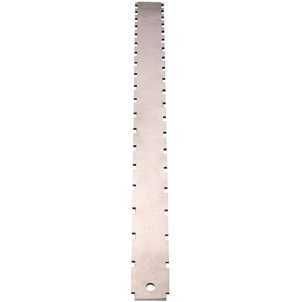 Guitar Neck Notched Straight Edge Ruler Stainless Steel Guitar Bass Fret Leveling Ruler Fret Rocker Guitar Level Luthier Tool