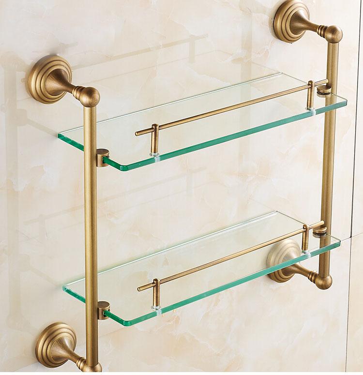 Ensemble d'accessoires de salle de bain en laiton brossé, ensemble d'accessoires de salle de bain solide, produits muraux, ensembles de matériel de bain Antique, brosse en Bronze huilé
