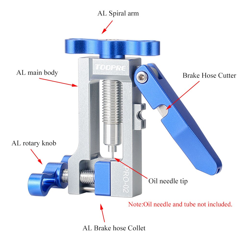 2 in 1 Bicycle Needle Driver Hydraulic Hose Cutter MTB Bike Disc Brake Connector install Tools Fits BH59/90/AVID/Banjo