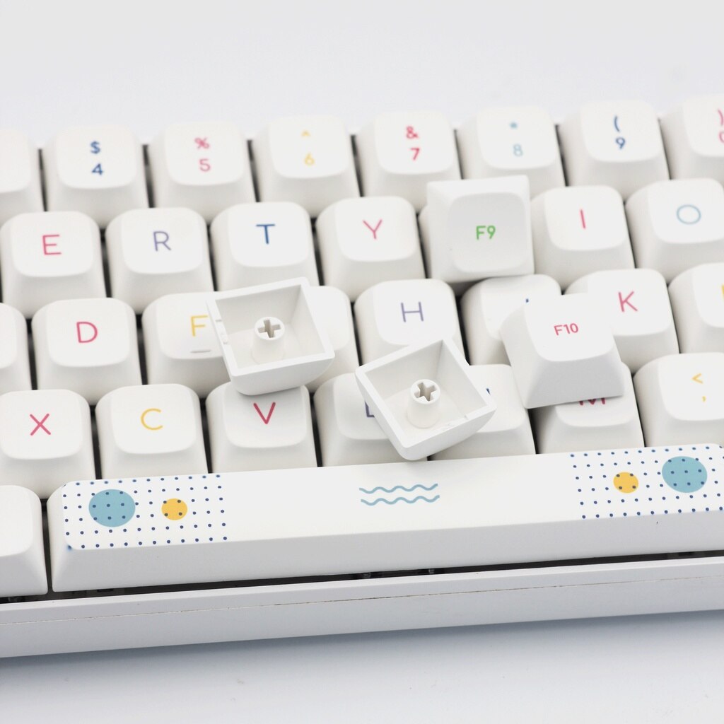 Capuchons de touches de clavier en PBT PCL, 147 touches, couleur néon, profil XDA, pour interrupteur Filco/DUCK/Ikbc MX, clavier mécanique