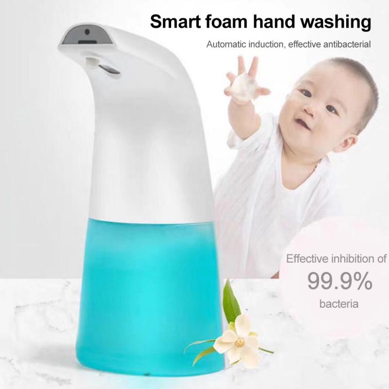 300ml imperméable à l'eau mousse liquide distributeur automatique savon distributeur capteur sans contact main laveuse savon distributeur pompe pour salle de bain