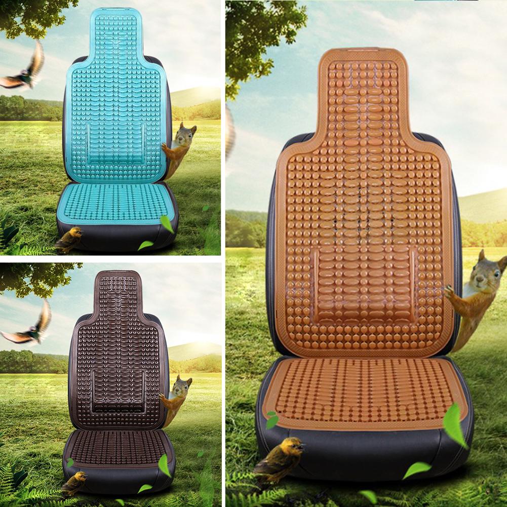 1Pcs Universele Zomer Autostoel Koele Kussen PVC Kralen Massage Auto Stoel Cover Met Zachte Taille mat Ademend Duurzaam