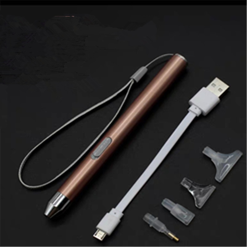 USB Rechargeable Lighting 4 Heads Point Drill Pen for 5D Diamond Painting DIY Tools Drill Pen Diamond Embroidery Accessories