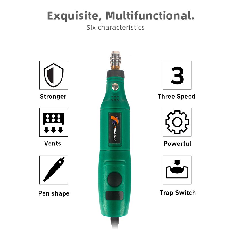 Multifunctional Electric Tools Drilling Machine Electric Power Tool Kit Dremmel Mini Electric Drill Tool Dc 18V 12V
