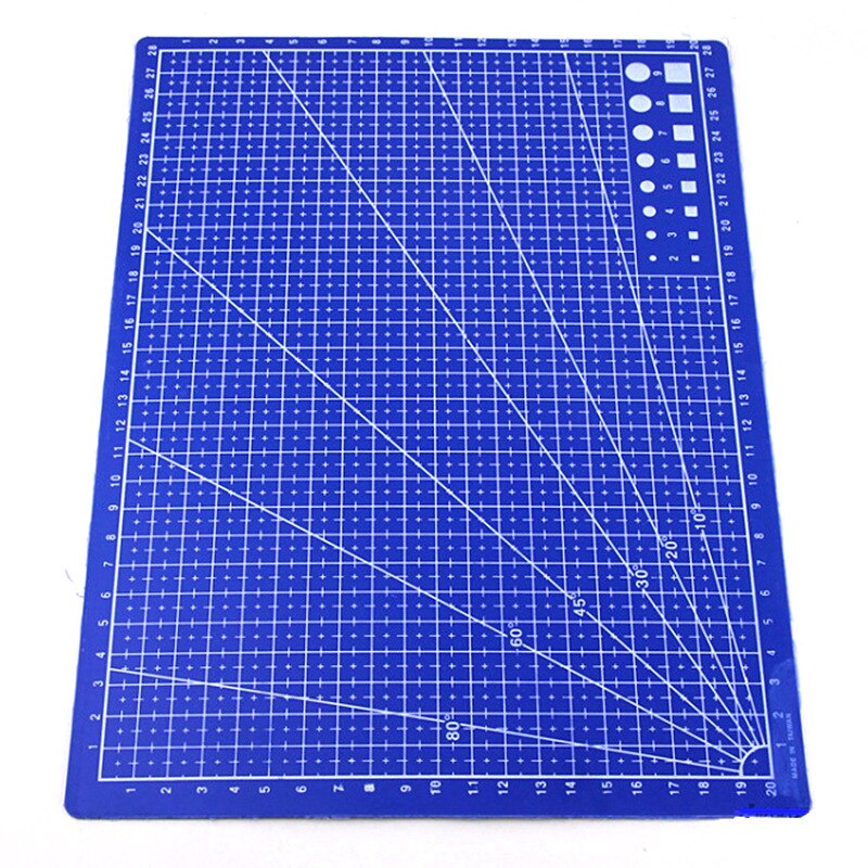 A4 Cutting Plate Standard Plastic Materials A Blue Freight Templates for Quilting