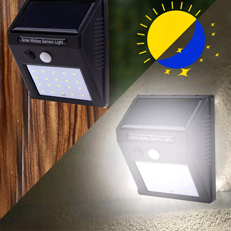 zonnelamp buitendecoratie licht IP65 waterdicht zonlicht aangedreven spotlight met bewegingssensor zonne-LED-licht buiten