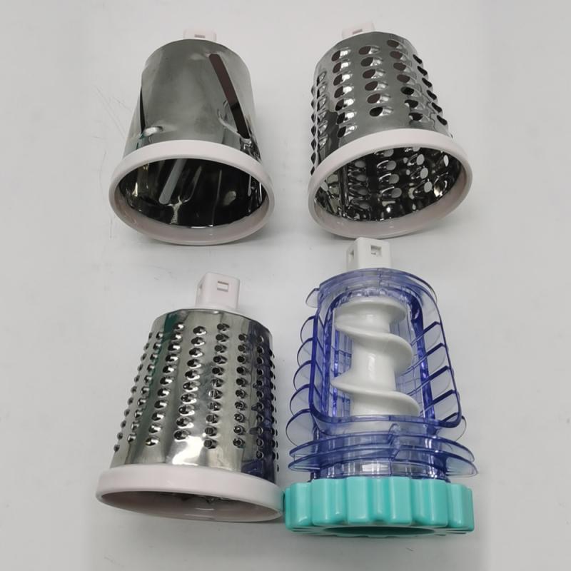 1pc Multifunction Food Slicer Manual Safety Food Processor Vegetable Potato Roller Cutter Chopper Stainless Steel Blades Kitchen