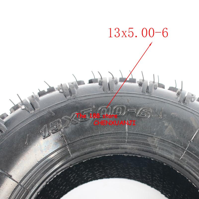Pneus de charrue à neige de 13x5.00-6 pouces, pneus de plage à fleurs et papillons