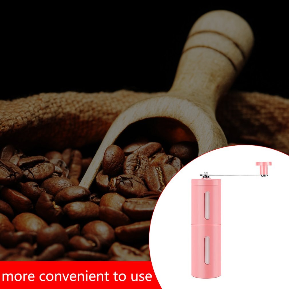 Coffee Grinder Manual Coffee Mill Mini Hand Coffee Grinder Mill Portable Home Kitchen Travel Hand Coffee Bean Grinder