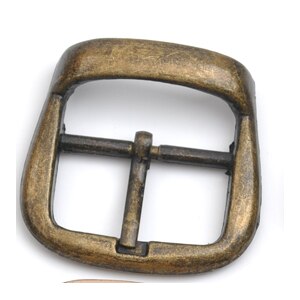 25pcs Metal Buckle hook buckle clip 22mm metal buckle with pin bronze high polished belt buckle BK-049: Antique Brass