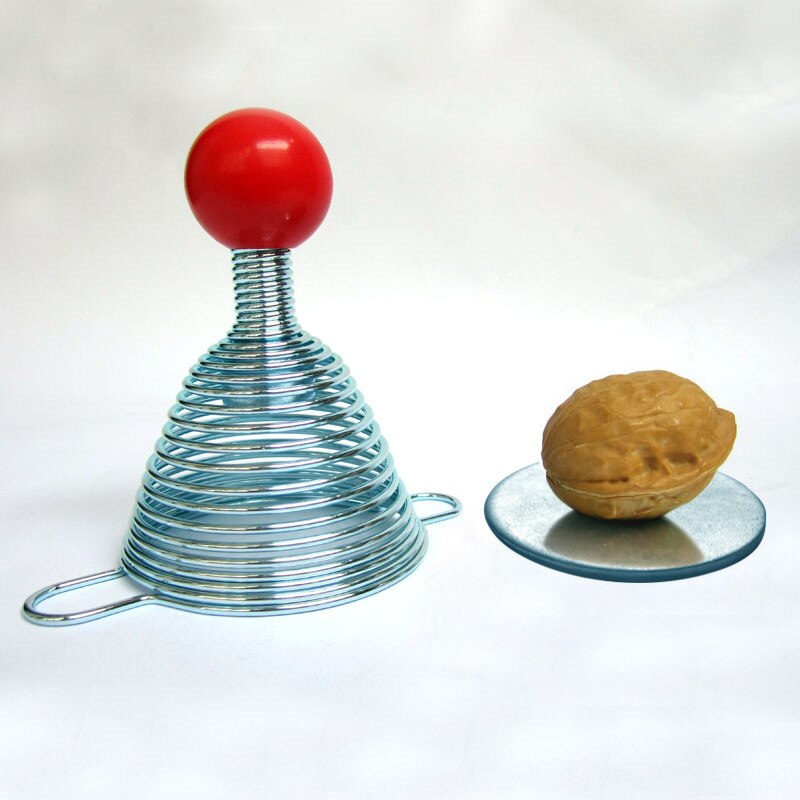 1PC Open Walnuts Tools Spring Nut Crackers Christmas Metal Nutcracker spring nutcracker OK 0506
