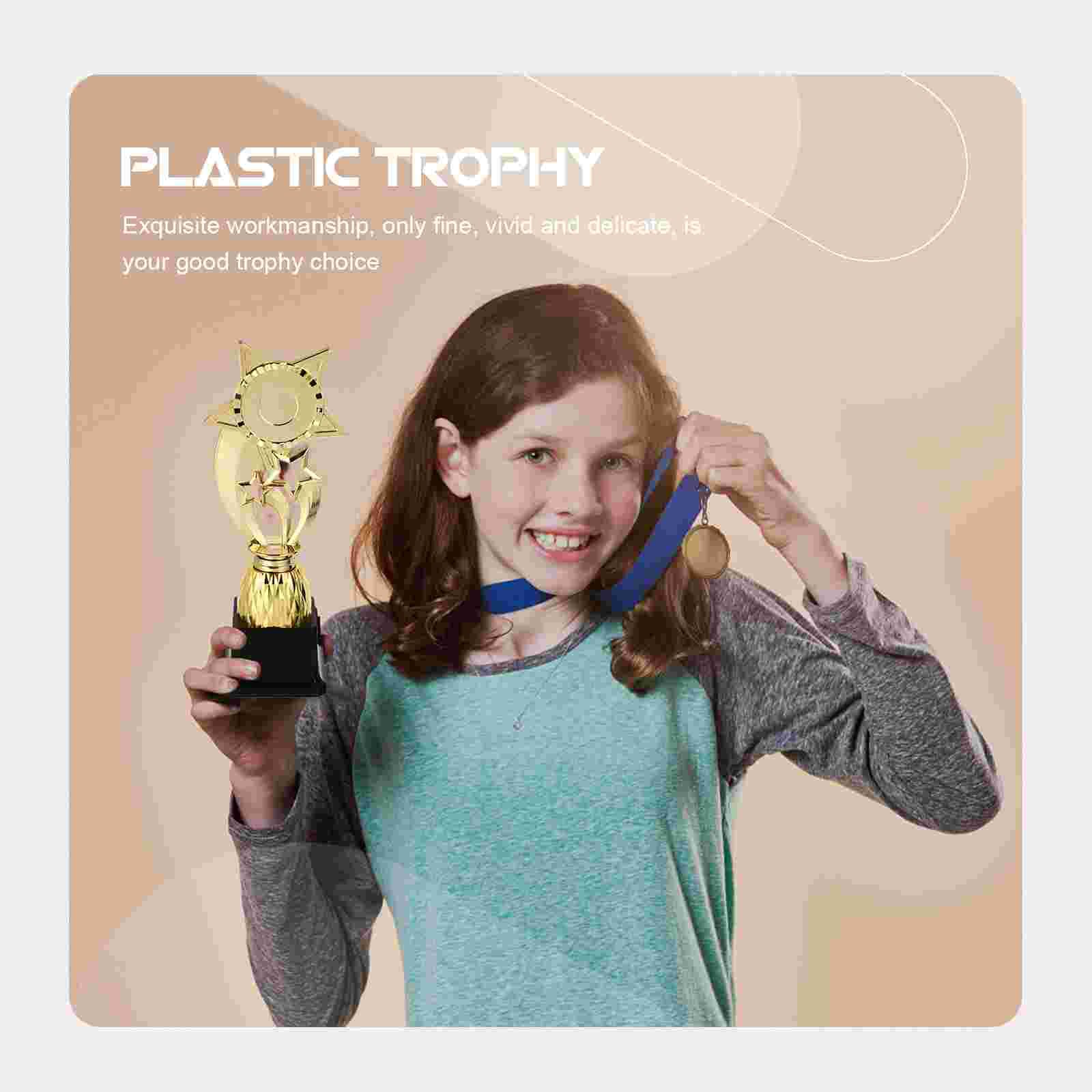 Trophy Star Trophy Plastic Competition Trophy Awards Trophy Children Trophy for Children Competition Kids