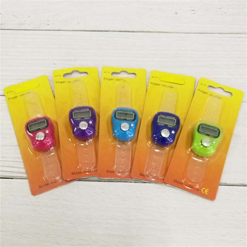 Mini compteur d'anneaux numérique LED, compteur de comptage électronique portatif, compteur de doigt pour les sports de prière et les compteurs de Fitness