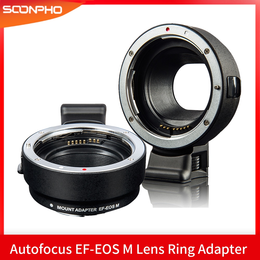 Soonpho Autofocus EF-EOS M Mount Lens Mount Ring Adapter Voor Canon Ef EF-S Lens Canon Eos Mirrorless Camera