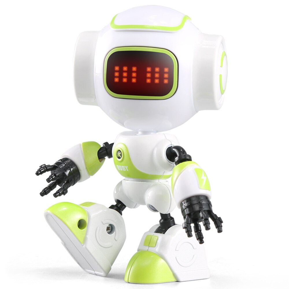 Intelligente Vroege Onderwijs Kinderen Rc Robot Touch Control Smart Mini Legering Robots Speelgoed Voor Jongens Meisjes Met Led licht
