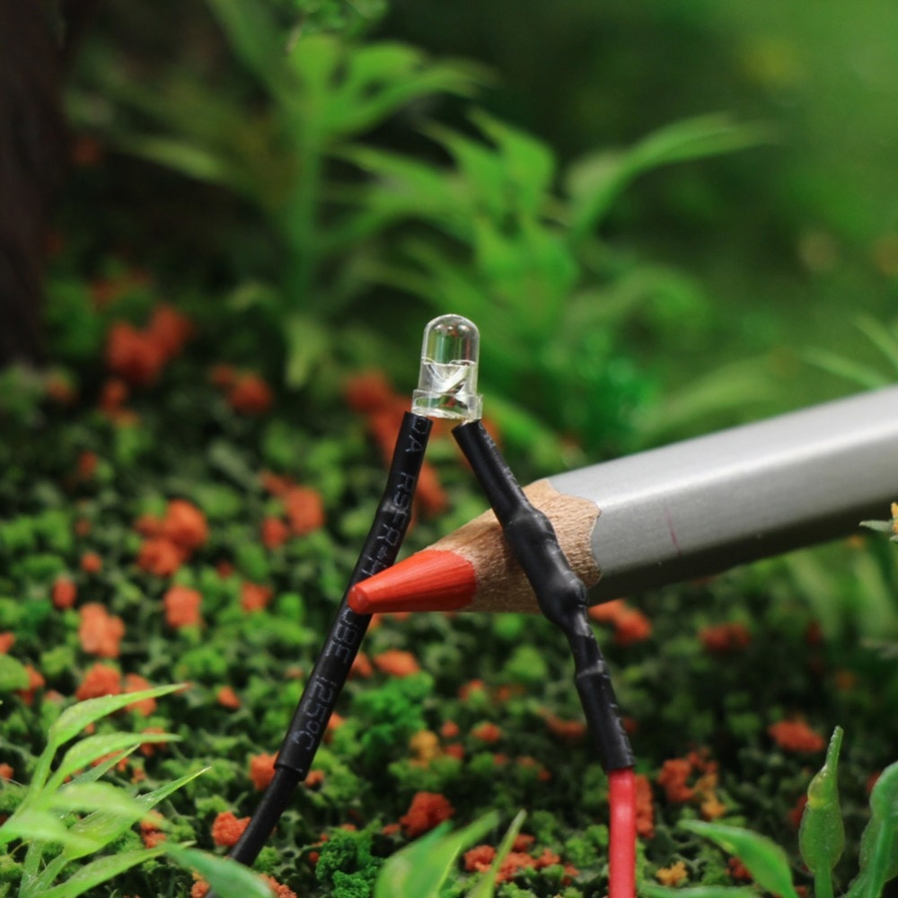 20pcs White /Blue /Green/ Red /Yellow LED Lamp Light Set 20cm Pre Wired 3mm 12V DC L123 model train ho scale railway modeling