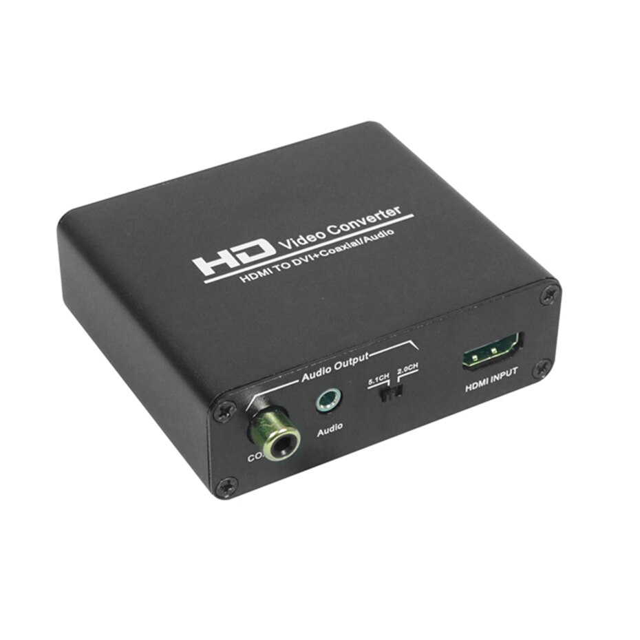 Convertisseur extracteur audio HDMI vers DVI + audio stéréo avec audio, pour PS4, apple TV, PC portable, ps3