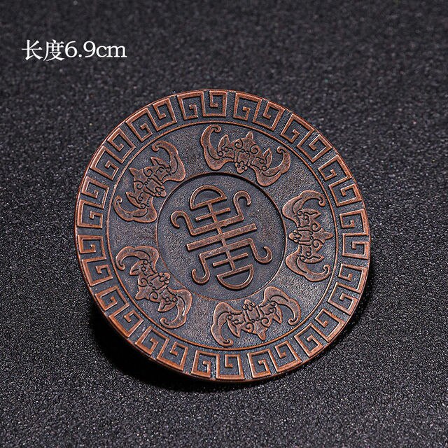 1Pc japonia metalowa podstawka ze stopu uchwyt na kubek spodek herbaty Potholder zestaw do herbaty Kung Fu ekologiczne ceremonia akcesoria Coaster 6.9Cm: N