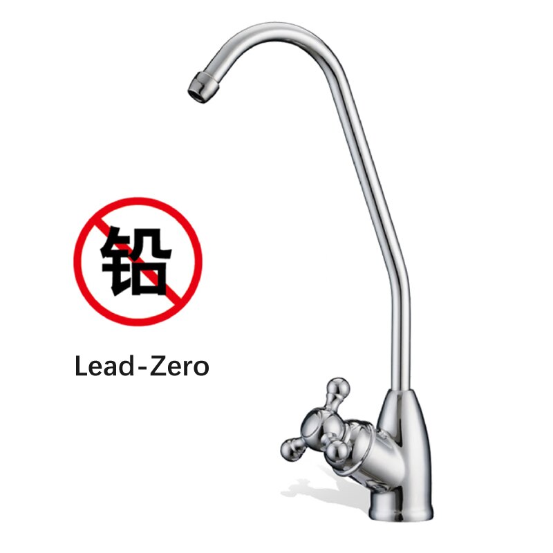 Coronwater Lead Free Stainless Steel Water Faucet K2 for RO Drinking Water Filter System 1/4&quot;
