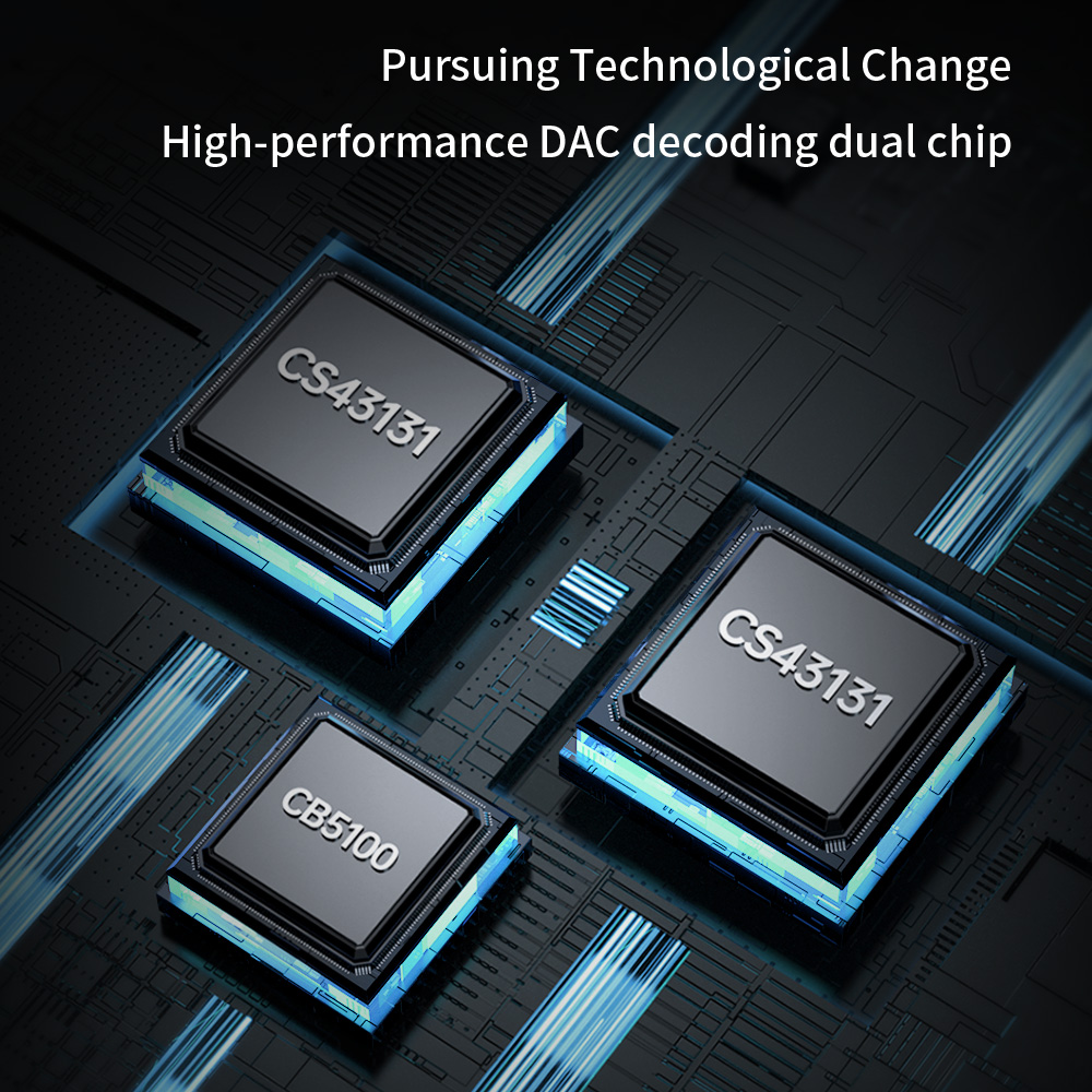 TRN Black Pearl DAC Hi-Fi DAC/Amp chip amplificador de auriculares